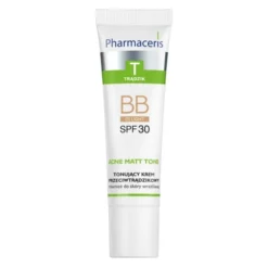 Pharmaceris T Acne Matt Tone, krem BB przeciwtrądzikowy, 01 light, 30 ml