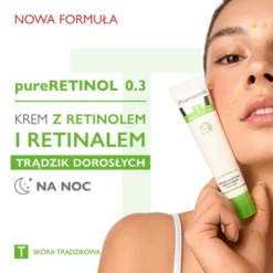 Pharmaceris T pureRetinol 0.3, krem z retinolem i retinalem na trądzik wieku dorosłego na noc, 40 ml