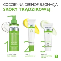 Pharmaceris T pureRetinol 0.3, krem z retinolem i retinalem na trądzik wieku dorosłego na noc, 40 ml