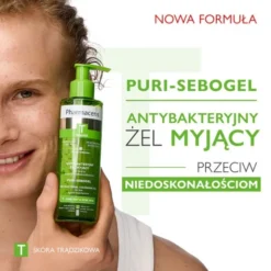Pharmaceris T Puri-Sebogel, antybakteryjny żel myjący do twarzy przeciw niedoskonałościom, 190 ml