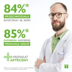 Pharmaceris T Puri-Sebogel, antybakteryjny żel myjący do twarzy przeciw niedoskonałościom, 190 ml