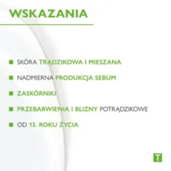 Pharmaceris T Sebo-Almond Peel 5%, krem z 5% kwasem migdałowym, na noc, I stopień złuszczania, 50 ml