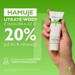 Pharmaceris T Sebo-Moistatic, krem nawilżająco-kojący do twarzy, SPF 50, 50 ml