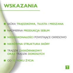 Pharmaceris T Sebostatic Day, Przeciwtrądzikowy Krem Normalizujący ,SPF30, 40 ml