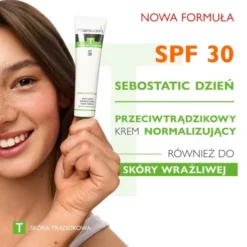 Pharmaceris T Sebostatic Day, Przeciwtrądzikowy Krem Normalizujący ,SPF30, 40 ml