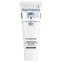 Pharmaceris V Viti-Melo Day, ochronny krem dla skóry z problemem bielactwa, do twarzy i ciała, SPF 50+, 75 ml
