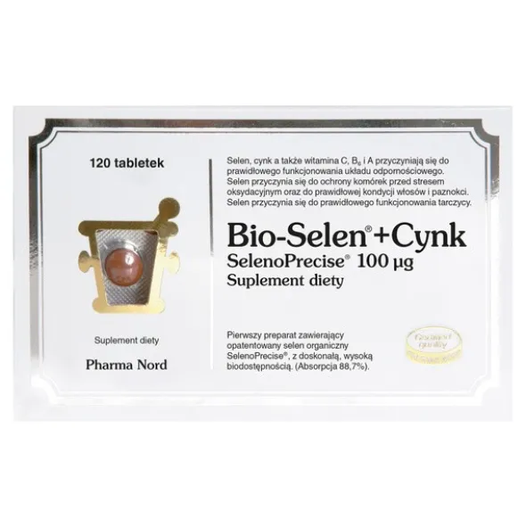 Pharma Nord Bio-Selen + Cynk, tabletki, 120 szt.