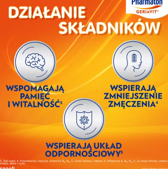 Pharmaton Geriavit, tabletki powlekane, 100 szt.