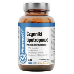 Pharmovit Clean Label Czynniki lipotropowe Metabolizm tłuszczów, kapsułki, 60 szt.