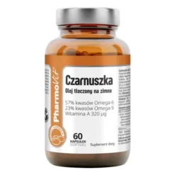 Pharmovit Czarnuszka olej tłoczony na zimno, kapsułki miękkie, 60szt.