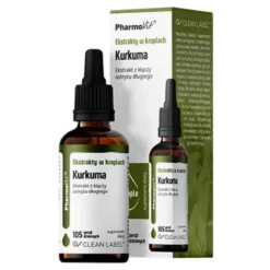 PharmoVit Ekstrakty w kroplach, Kurkuma, krople, 30 ml