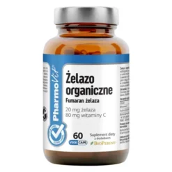Pharmovit Żelazo organiczne, fumaran żelaza, kapsułki, 60 szt.