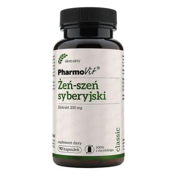 Pharmovit Żeń-szeń syberyjski, kapsułki, 90 szt.