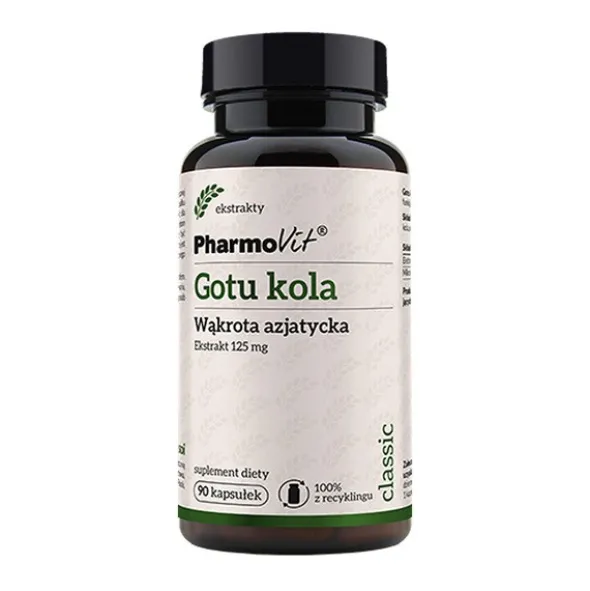 Pharmovit Gotu kola Ekstrakt 125 mg, kapsułki, 90 szt.