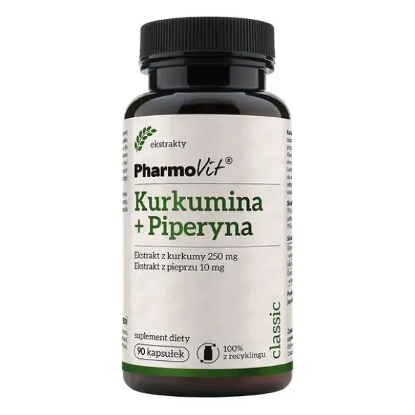 Pharmovit Kurkumina + Piperyna, kapsułki, 90 szt.