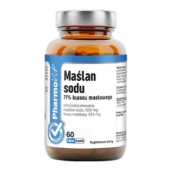 Pharmovit, Maślan sodu 71% kwasu masłowego, kapsułki, 60 szt.