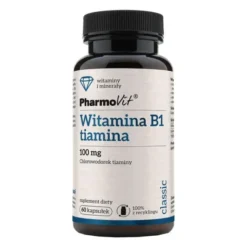 Pharmovit Witamina B1 tiamina 100 mg, kapsułki, 60 szt.