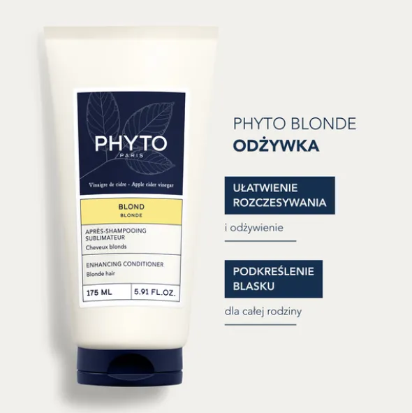 Phyto Blond, odżywka wzmacniająca do włosów blond, 175 ml