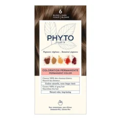 Phyto Color, farba do włosów, 6 ciemny blond, 1opakowanie