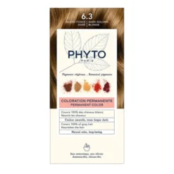 Phyto Color, farba do włosów, 6.3 ciemny złoty blond, 1 opakowanie