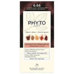 Phyto Color, farba do włosów, 6.66 intensywny wiśniowo-miedziany brąz, 1 opakowanie