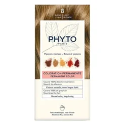 Phyto Color, farba do włosów, 8 jasny blond, 1opakowanie