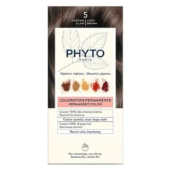 Phyto Color, farba do włosów, 5 jasny kasztan, 1 opakowanie