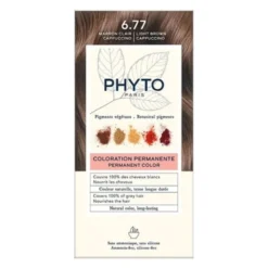 Phyto Color, farba do włosów, 6.77 jasny brąz, capuccino, 1opakowanie