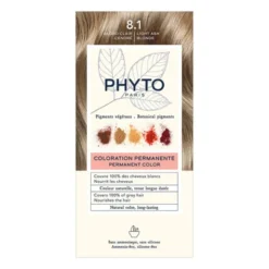 Phyto Color, farba do włosów, 8.1 jasny popielaty blond, 1 opakowanie