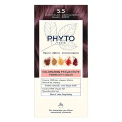 Phyto Color, farba do włosów, 5.5 jasny mahoniowy brąz, 1 opakowanie
