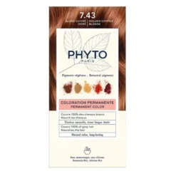 Phyto Color, farba do włosów, 7.43 miedziany złoty, 1 opakowanie
