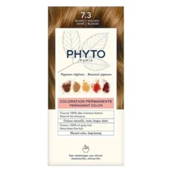 Phyto Color, farba do włosów, 7.3 złoty blond, 1 opakowanie