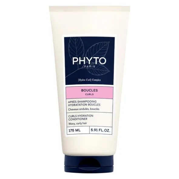 Phyto Curls, odżywka nawilżająca do włosów falowanych i kręconych, 175 ml