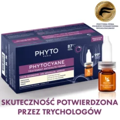 Phytocyane, kuracja przeciw wypadaniu włosów dla kobiet, 5 ml, 12 ampułek