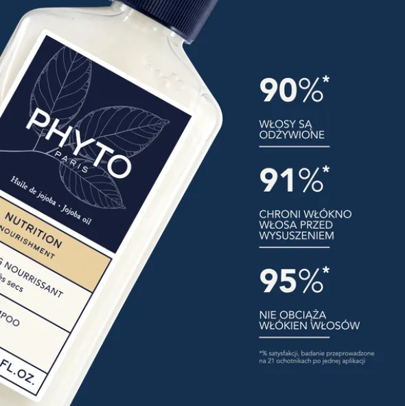 Phyto Nutrition, odżywczy szampon z olejem jojoba, włosy suche i bardzo suche, 250 ml