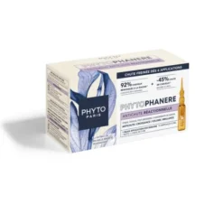 Phyto Phytophanere, kuracja przeciw reakcyjnemu wypadaniu włosów, 12 x 5 ml