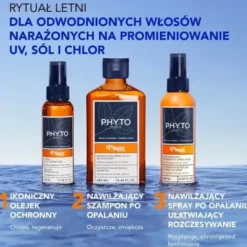 Phyto Plage, nawilżający spray rozplątujący włosy po słońcu, 150 ml