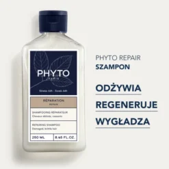 Phyto Repair, odbudowujący szampon z keratyną, 250 ml