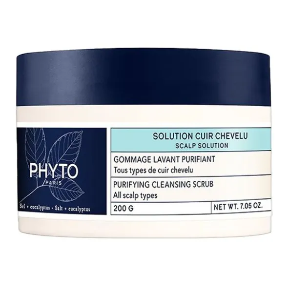 Phyto Scalp Solution, oczyszczający peeling myjący, 200 g
