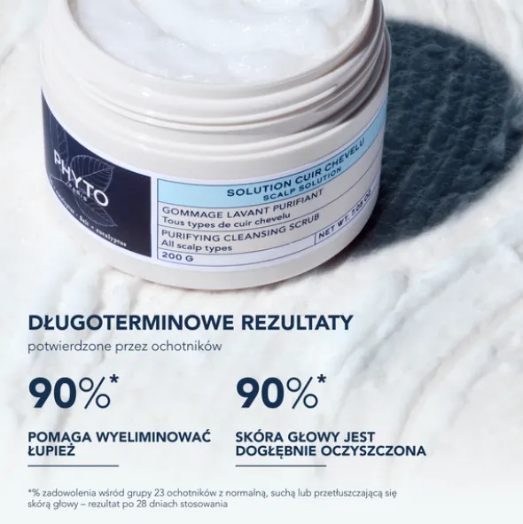 Phyto Scalp Solution, oczyszczający peeling myjący, 200 g
