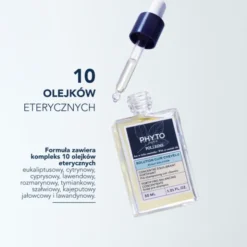 Phyto Scalp Solution Polleine, wzmacniający koncentrat przywracający równowagę skóry głowy, 30 ml