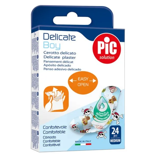 PiC Solution Delicate Boy, plastry 19 mm x 72 mm, 24 szt.