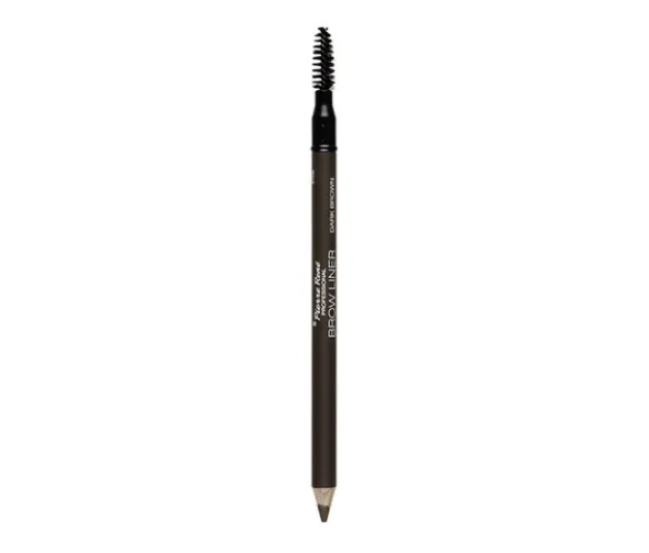 Pierre Rene, kredka do brwi ze szczoteczką Brown Liner No. 04 Dark Brown, 1,19 g
