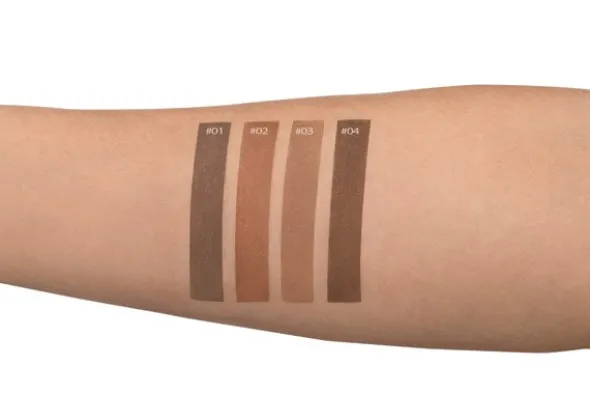 Pierre Rene, kredka do brwi ze szczoteczką Brown Liner No. 04 Dark Brown, 1,19 g