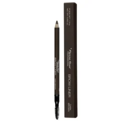 Pierre Rene, kredka do brwi ze szczoteczką Brown Liner No. 04 Dark Brown, 1,19 g