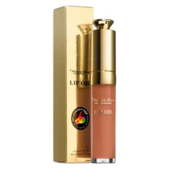 Pierre Rene Lip Oil, olejek do pielęgnacji ust, vegan, nr 01 Royal Nude, 8 ml
