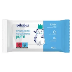 Pikabu Baby Care, chusteczki nawilżane Pure, 60 szt.