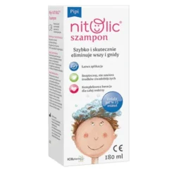 Pipi Nitolic, szampon do eliminacji wszy i gnid, 180 ml