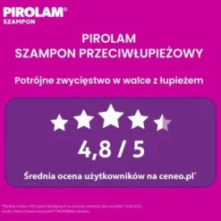 Pirolam, szampon, saszetki, 6 x 6 ml