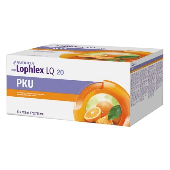 PKU Lophlex LQ, Orange, płyn, 3750 ml, 30 x 125 ml